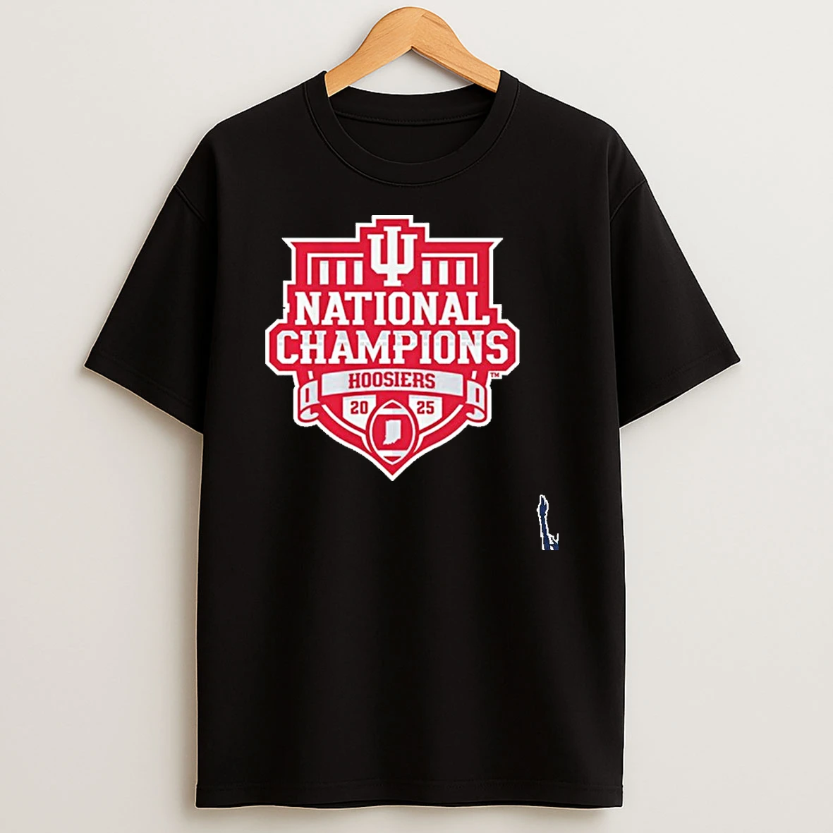 Indiana Football 2025 Cfp National Champions Logo T Shirt
