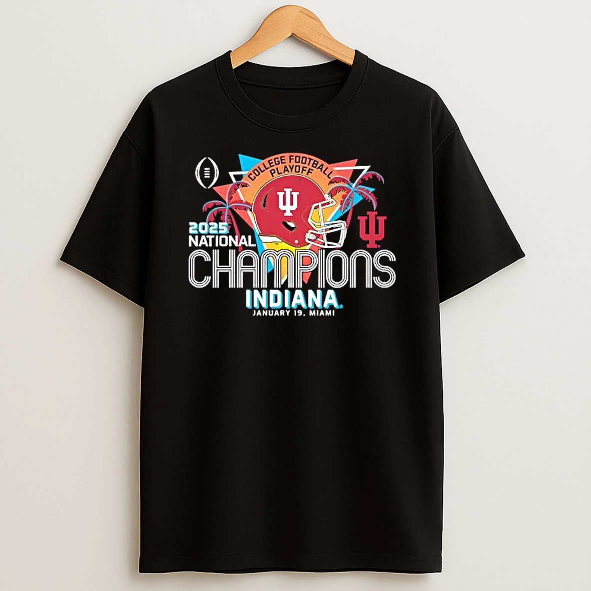 Indiana Football Cfp National Champions Retro T Shirt