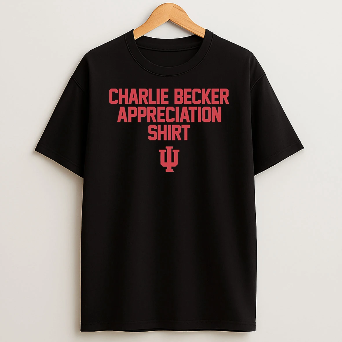 Indiana Football Charlie Becker Appreciation T Shirt