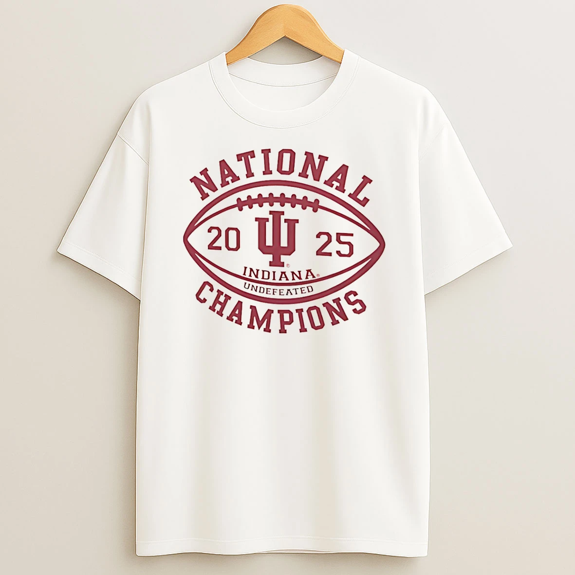 Indiana Football National Champions Undefeated 2025 Vintage T Shirt