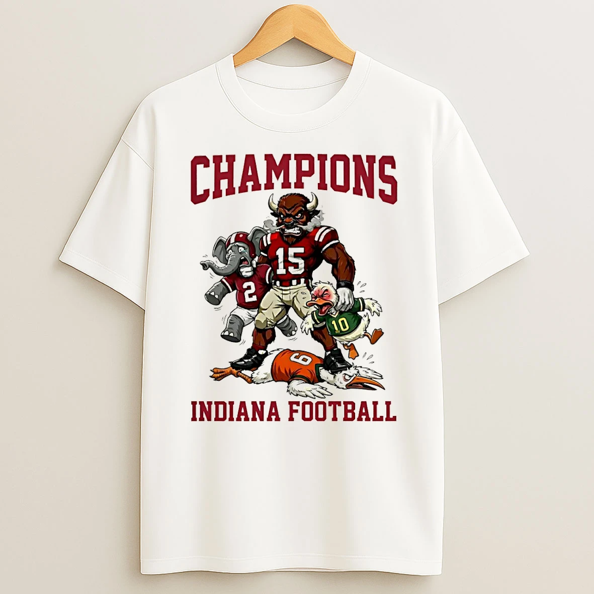 Indiana Football Undefeated 2026 Champions College Football Playoffs T Shirt
