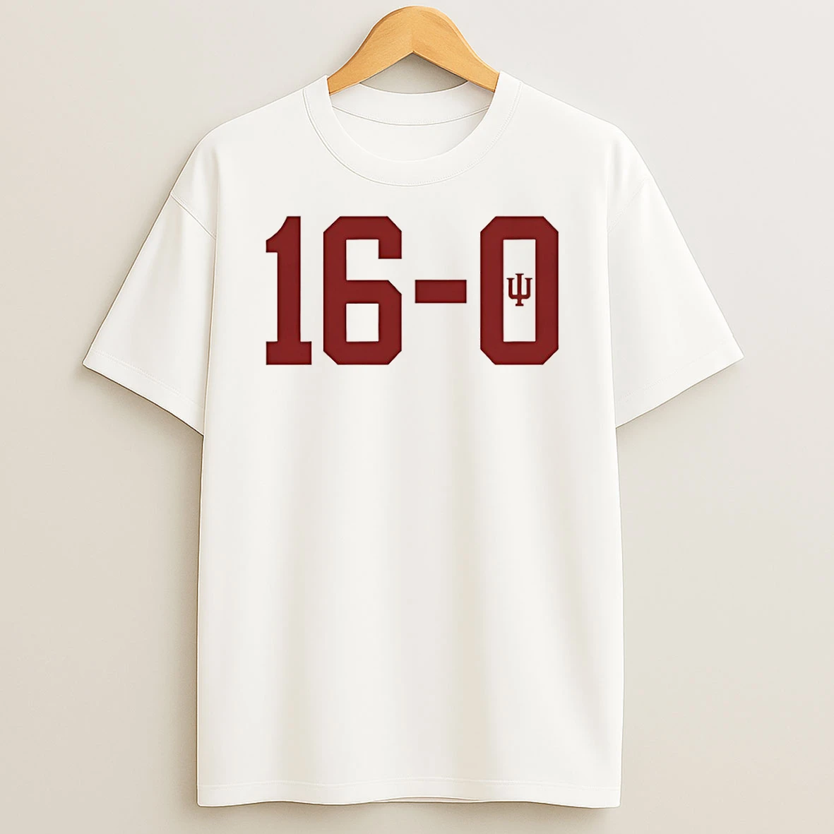 Indiana Hoosier Football 16 0 Perfect Season T Shirt