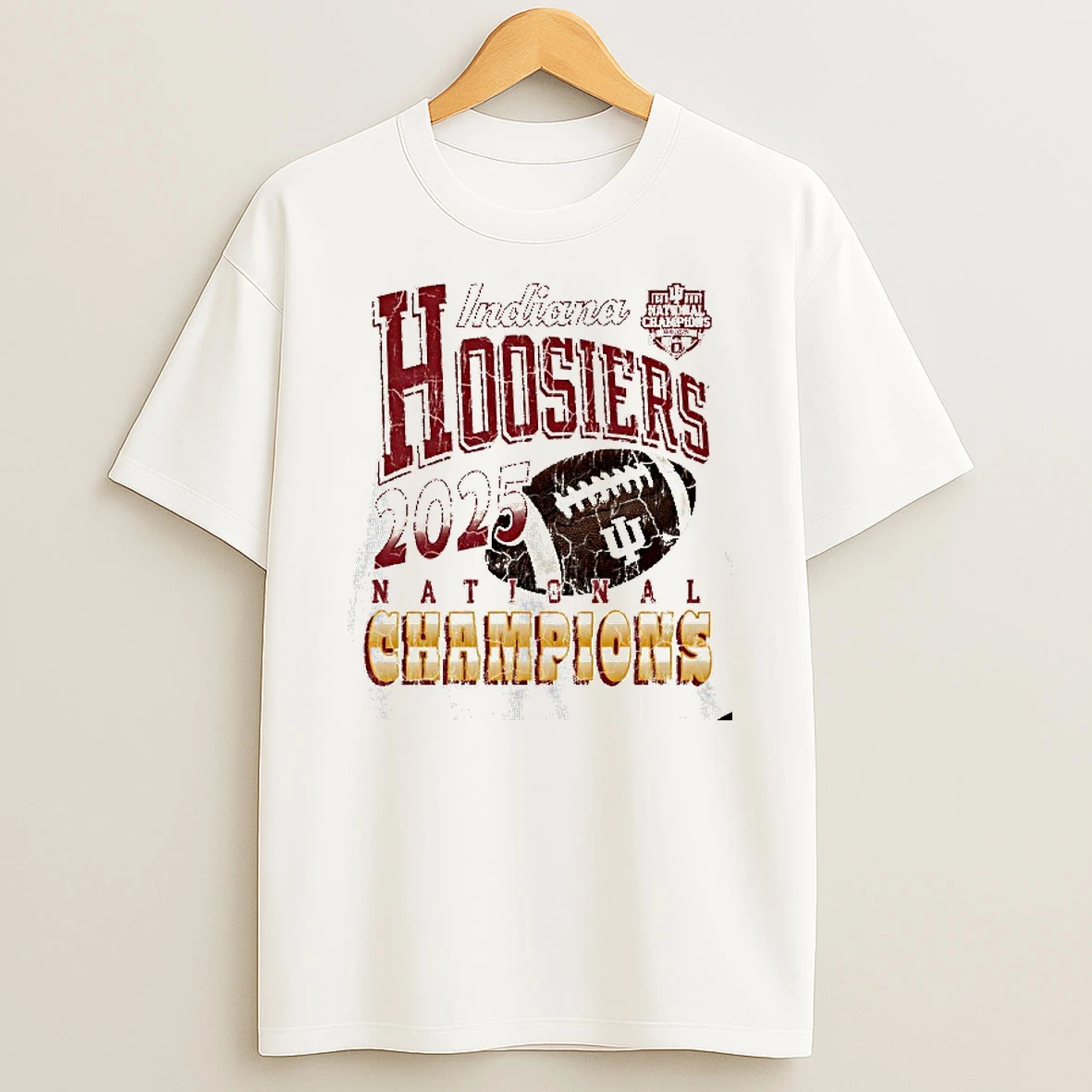 Indiana Hoosiers 16 0 Perfect Season 2025 National Champions Vintage T Shirt