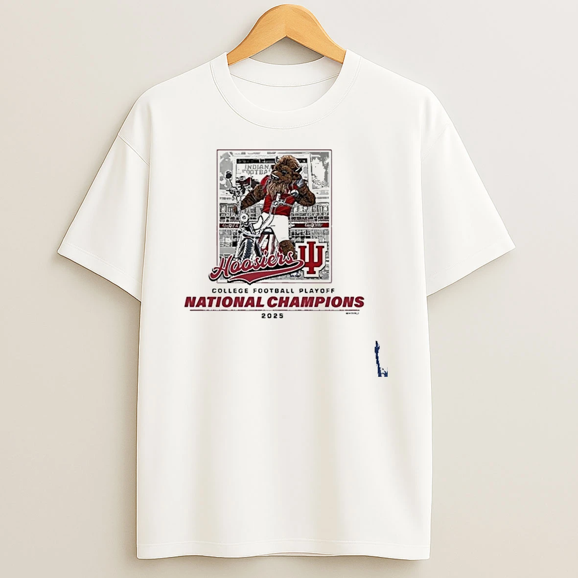Indiana Hoosiers 2025 Cfp National Champions Bison Stadium T Shirt