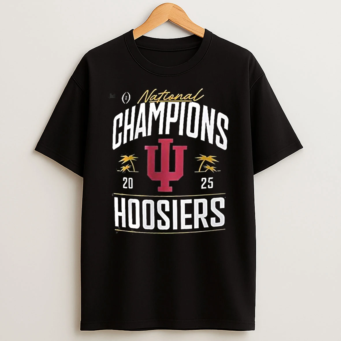 Indiana Hoosiers 2025 Cfp National Champions Nike Authentic Locker Room T Shirt