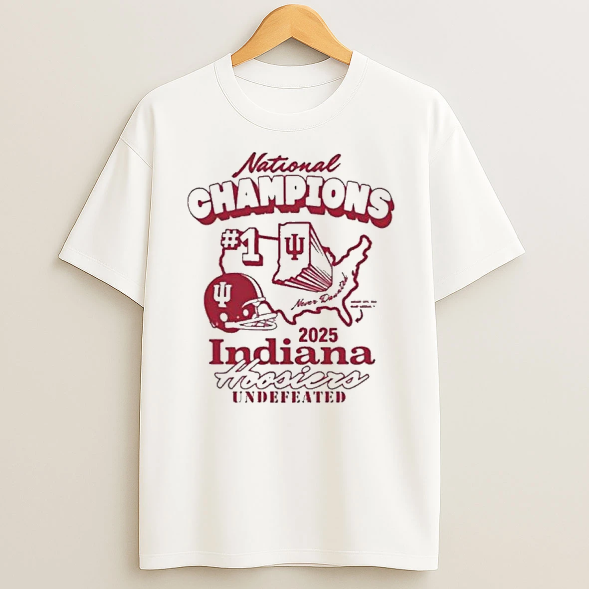 Indiana Hoosiers 2025 National Champions 1 Team T Shirt