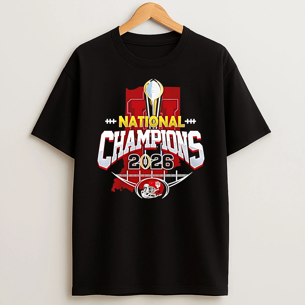 Indiana Hoosiers 2025 National Champions Trophy T Shirt
