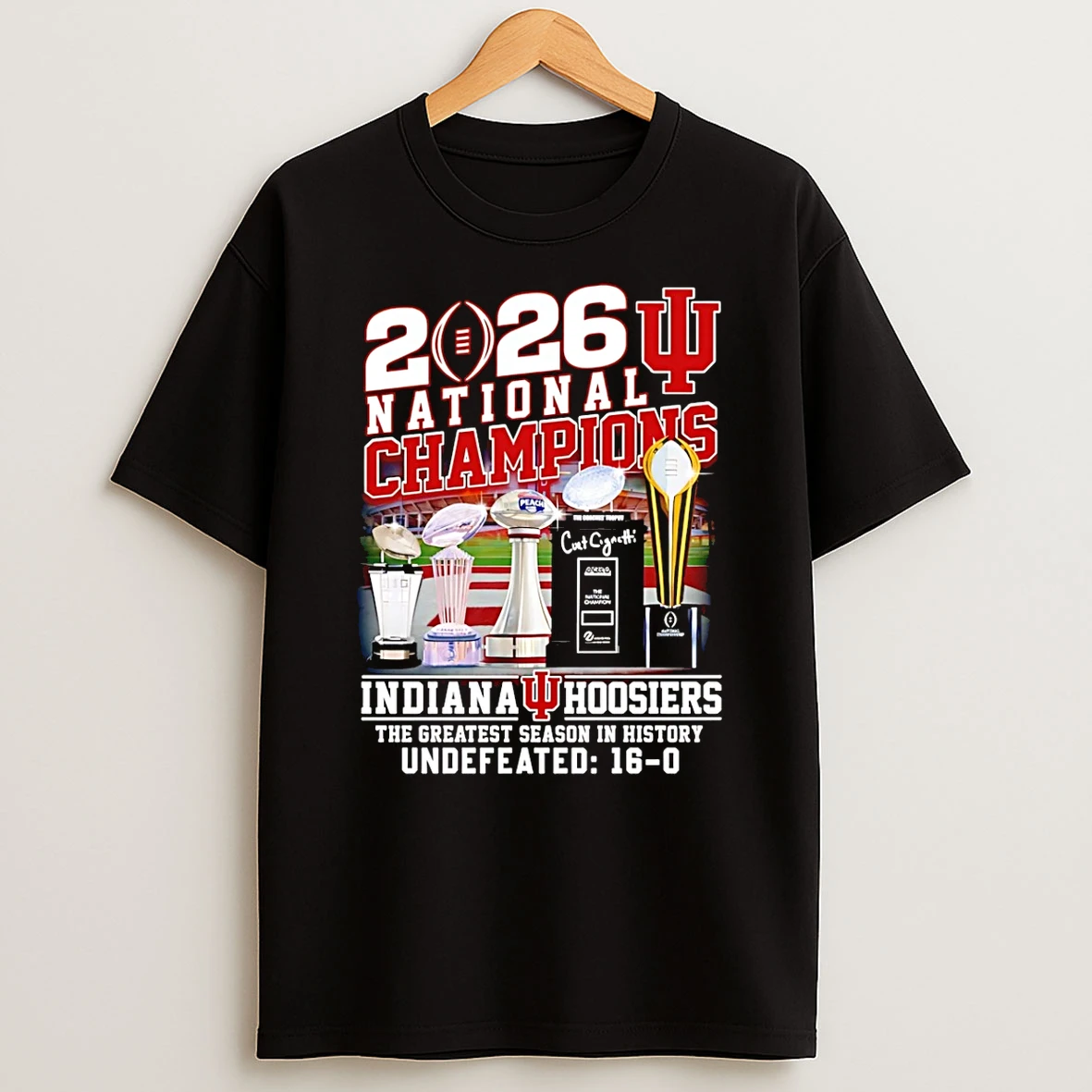 Indiana Hoosiers 2026 Cfp National Champions The Greatest Season In History T Shirt