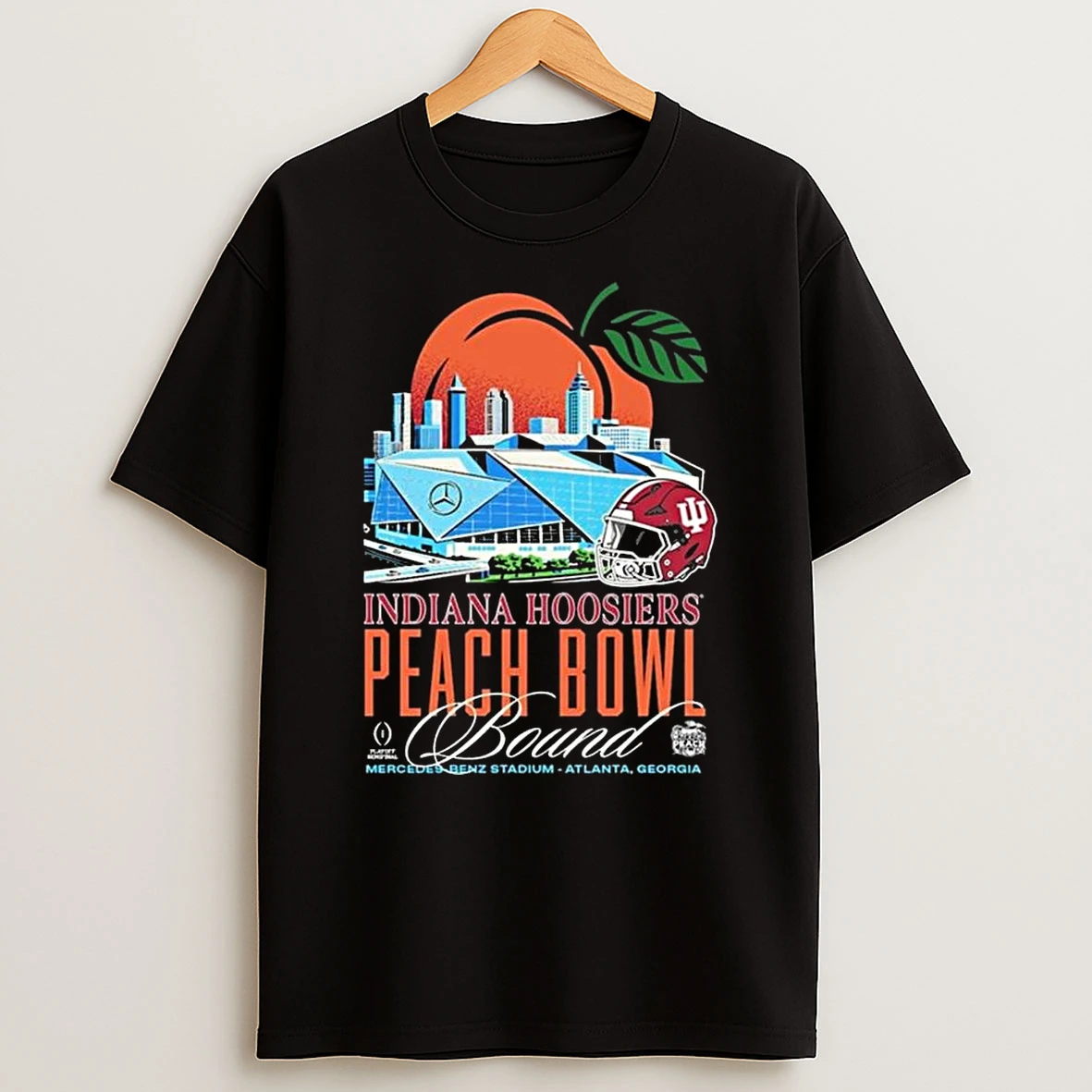 Indiana Hoosiers 2026 Chick Fil A Peach Bowl Bound Stadium T Shirt