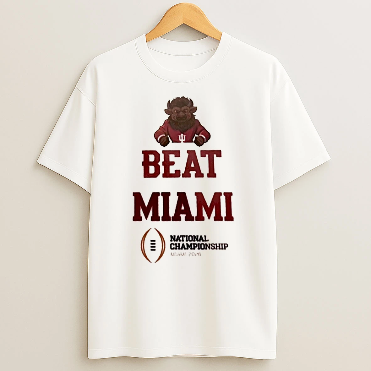 Indiana Hoosiers Beat Miami National Championship 2026 T Shirt