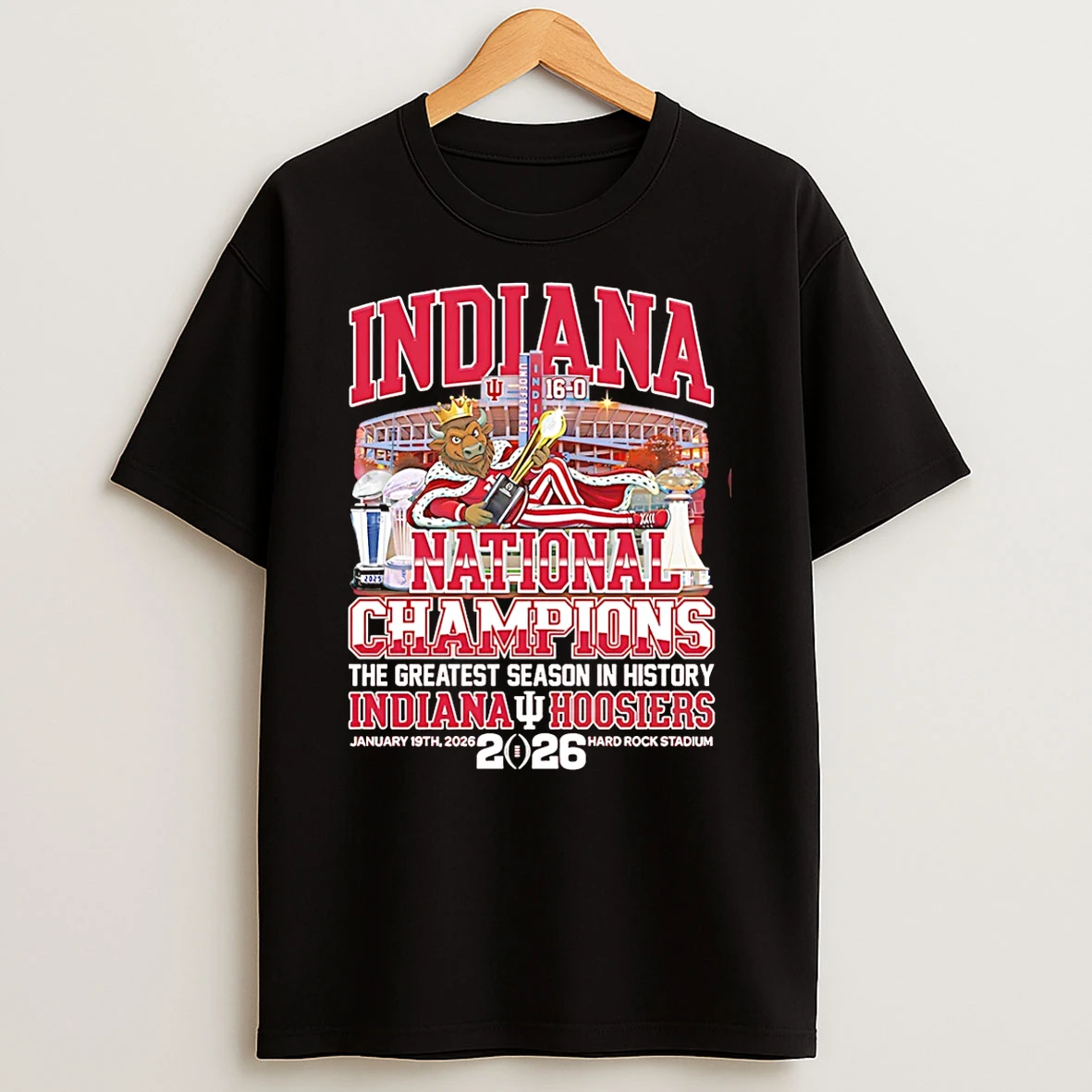Indiana Hoosiers Cfp 2025 National Champions The Greatest Season In History T Shirt
