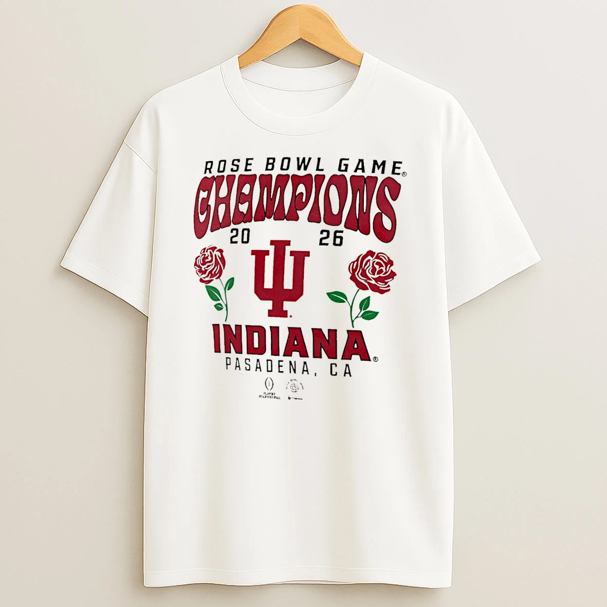 Indiana Hoosiers Cfp 2026 Rose Bowl Champions Hometown Pride T Shirt
