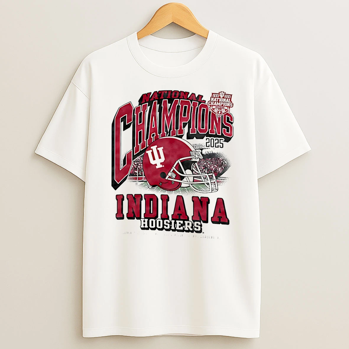 Indiana Hoosiers Cfp 25 National Champions Field Goal T Shirt