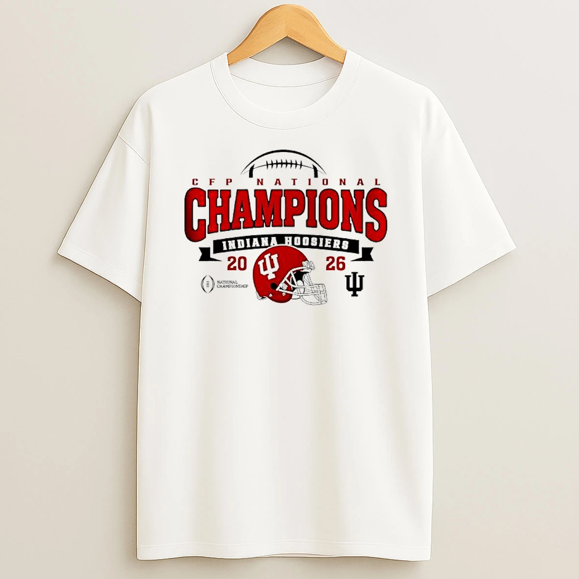 Indiana Hoosiers Cfp National Champions 2026 Helmet T Shirt
