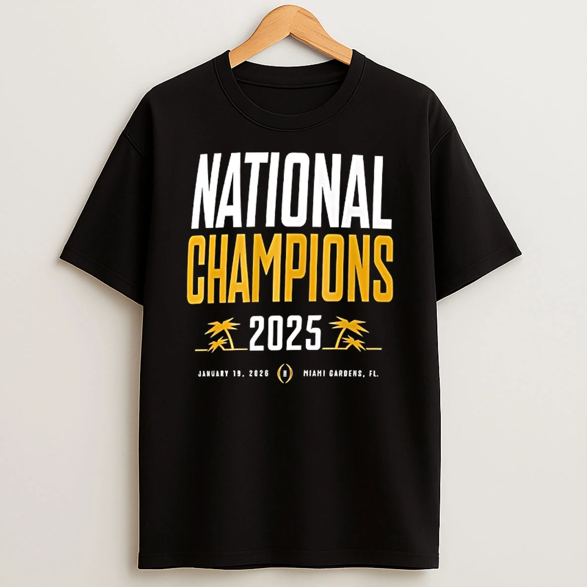Indiana Hoosiers Cfp National Champions January 19 2025 Palm Tree T Shirt