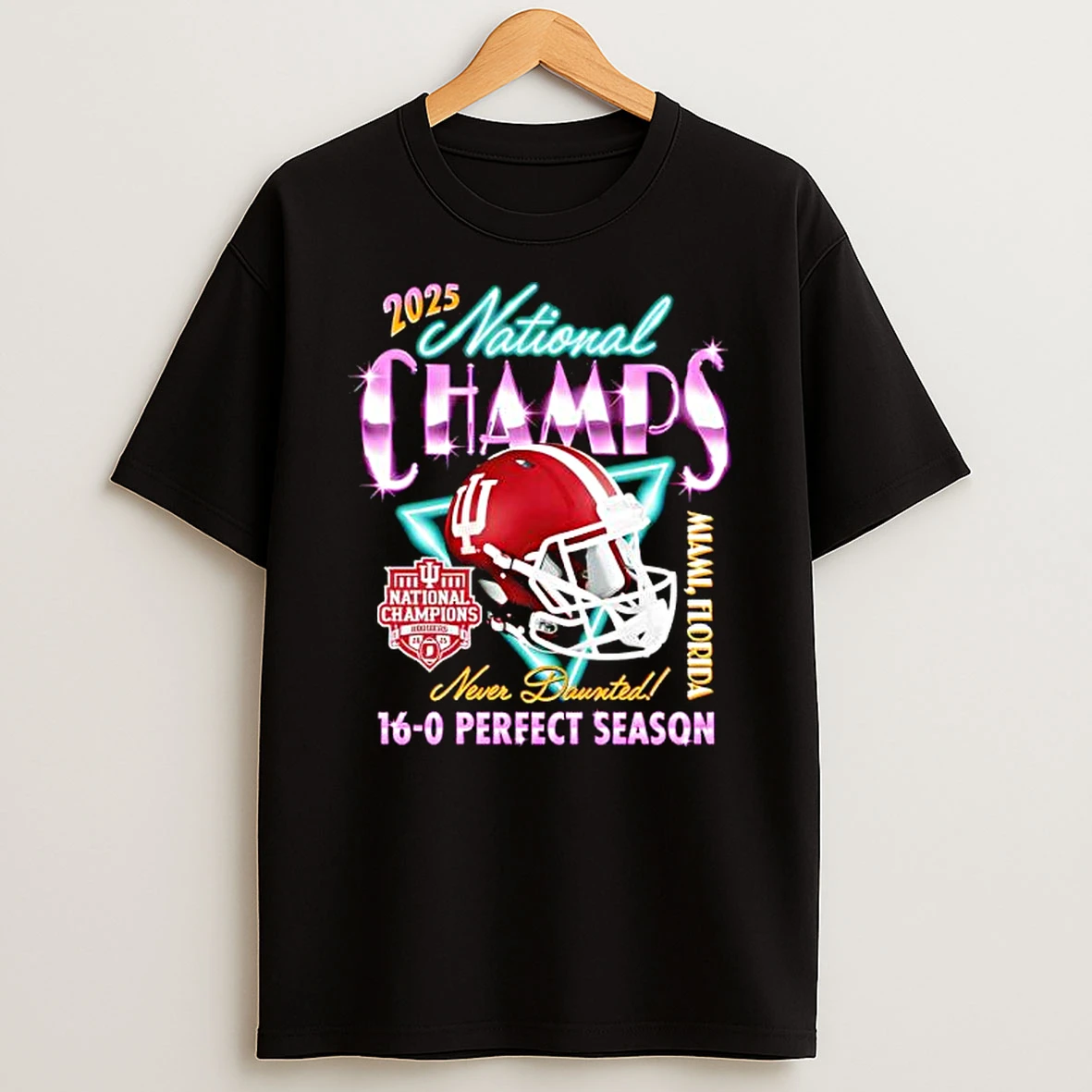 Indiana Hoosiers Cfp National Champions Vice Graphic T Shirt