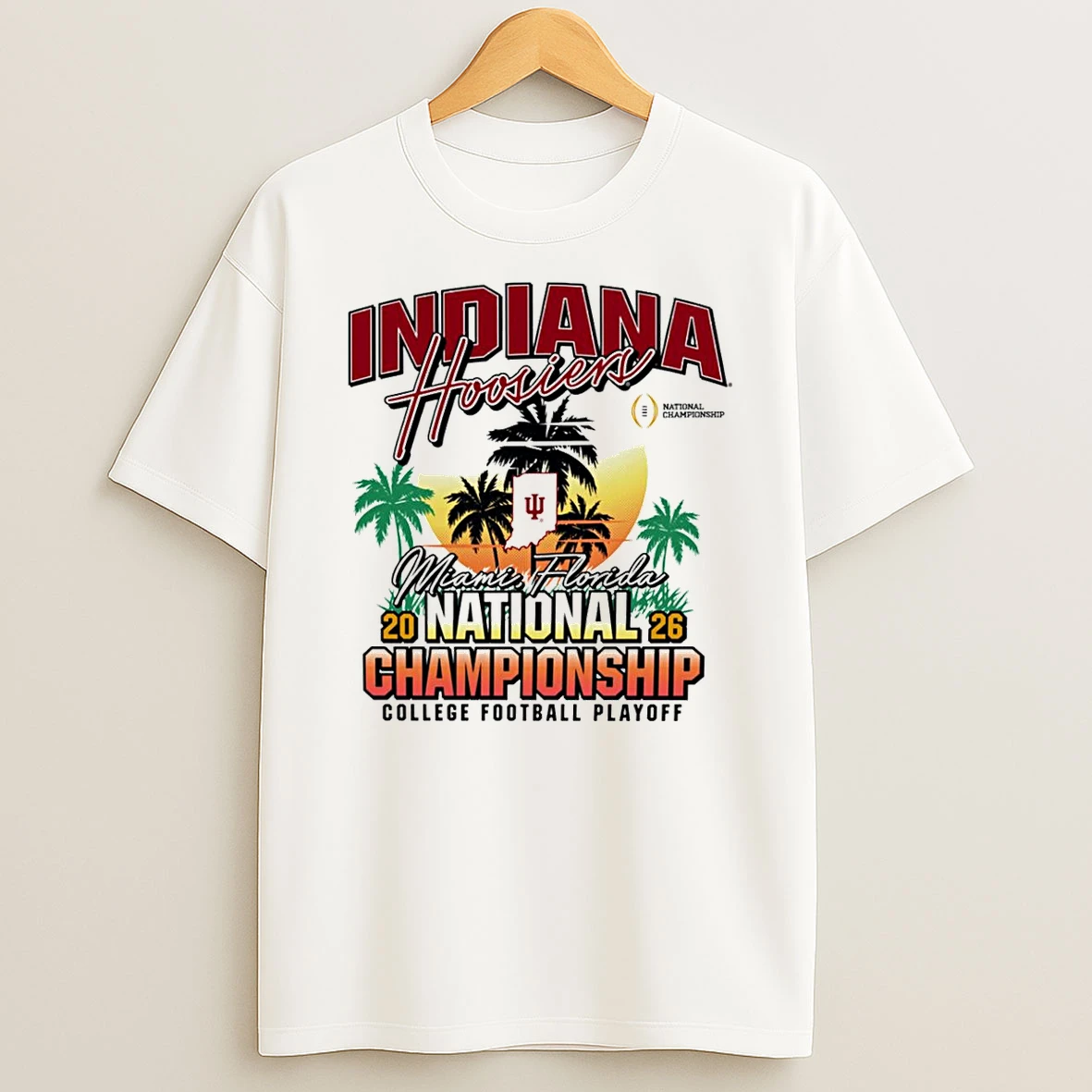 Indiana Hoosiers Cfp National Championship 2026 Sunset T Shirt
