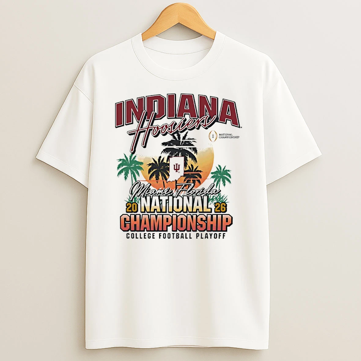 Indiana Hoosiers Cfp National Championship Sunset T Shirt