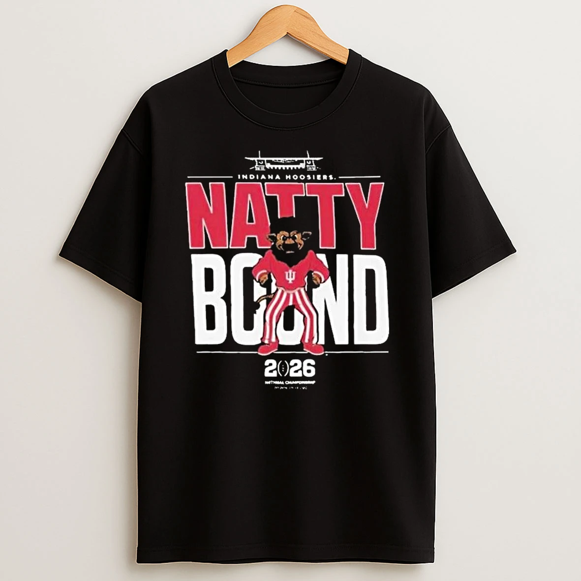 Indiana Hoosiers Cfp Natty Bound Bison T Shirt