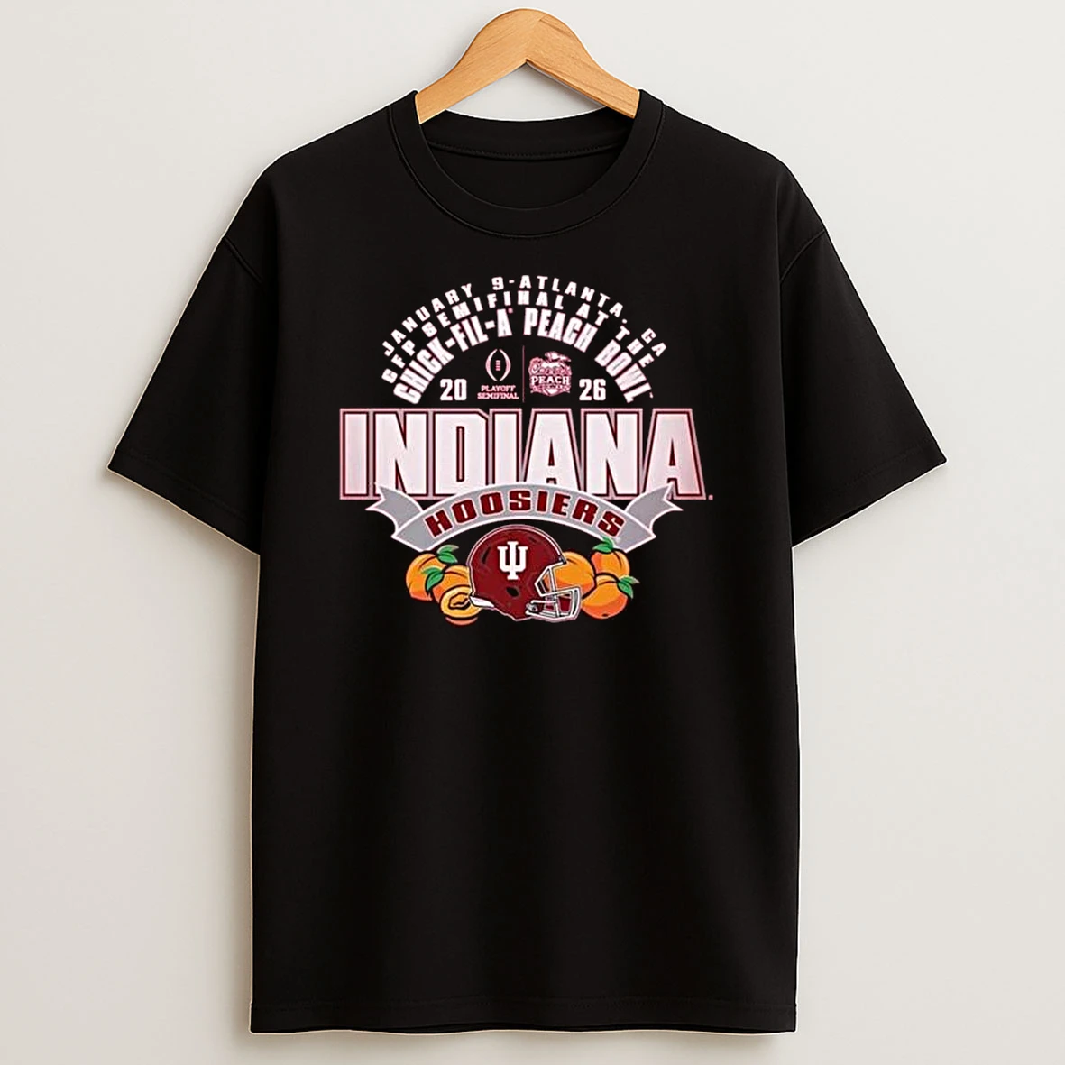 Indiana Hoosiers Cfp Semifinal At The Chick Fil A Peach Bowl 2026 Jan 9 Atlanta Ga T Shirt