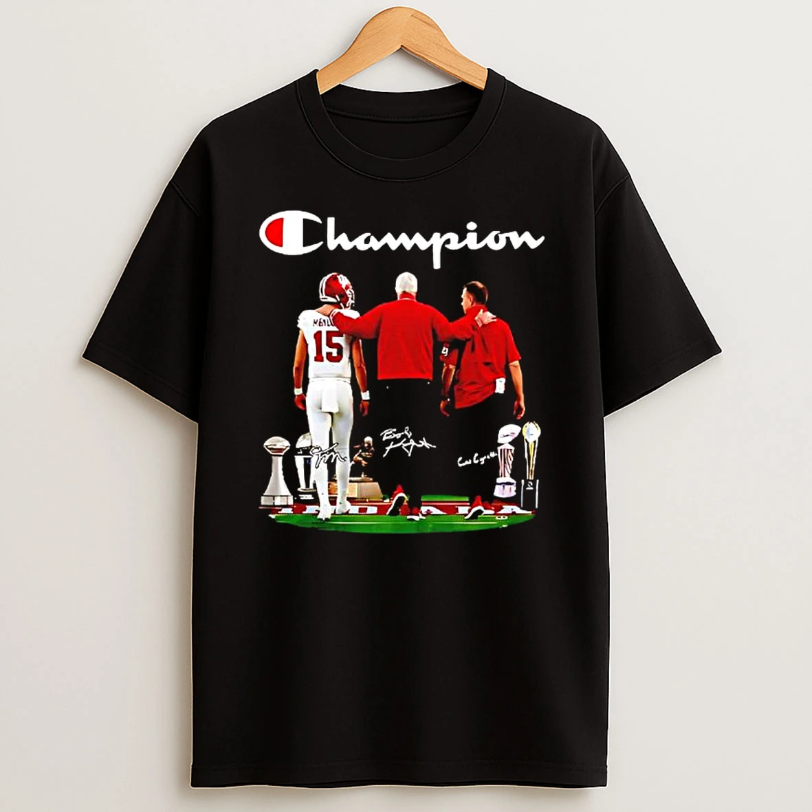 Indiana Hoosiers Champions Signatures Team T Shirt