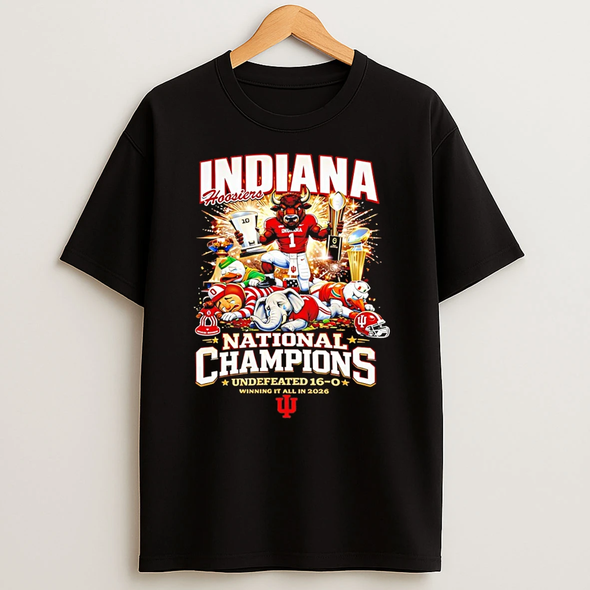 Indiana Hoosiers Championship National Championship 2026 College Football Playoff T Shirt