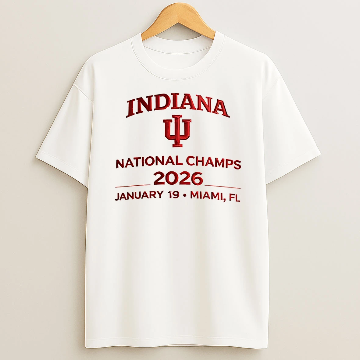 Indiana Hoosiers College Football National Championship Jan 19 2026 Miami T Shirt