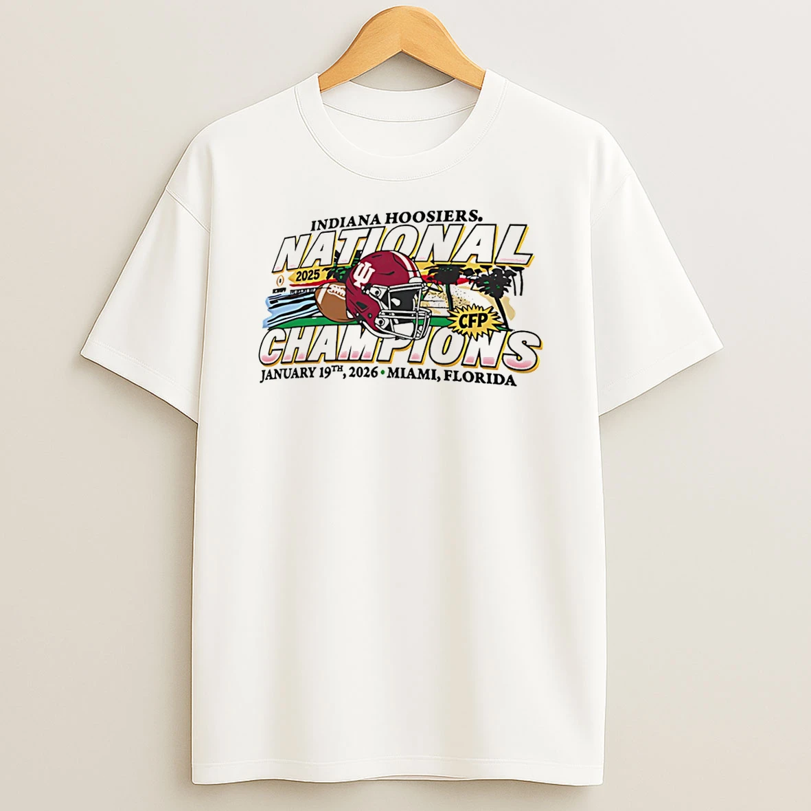 Indiana Hoosiers College Football Playoff 2025 26 National Champions T Shirt
