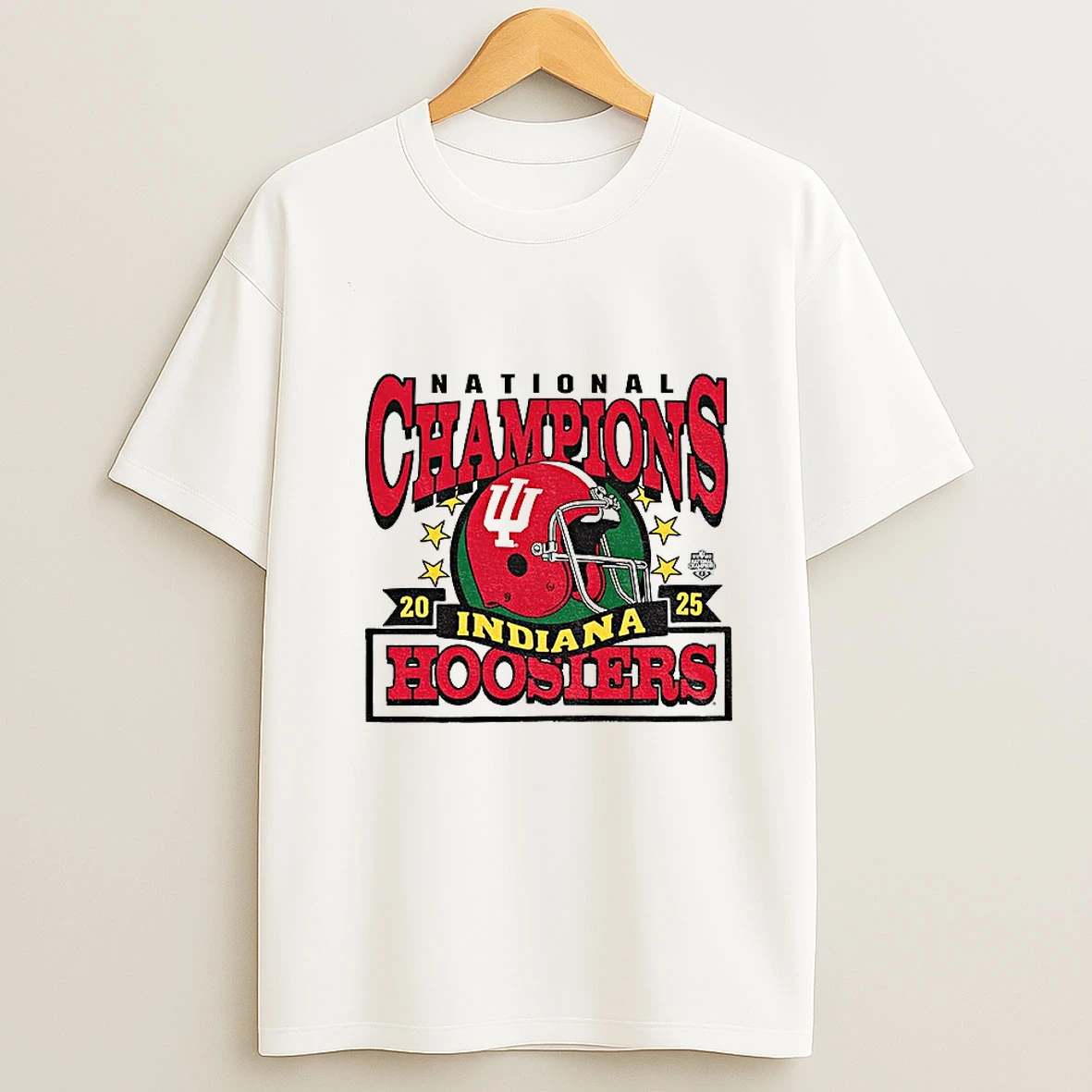 Indiana Hoosiers College Football Playoff 2025 National Champions Helmet Sports T Shirt