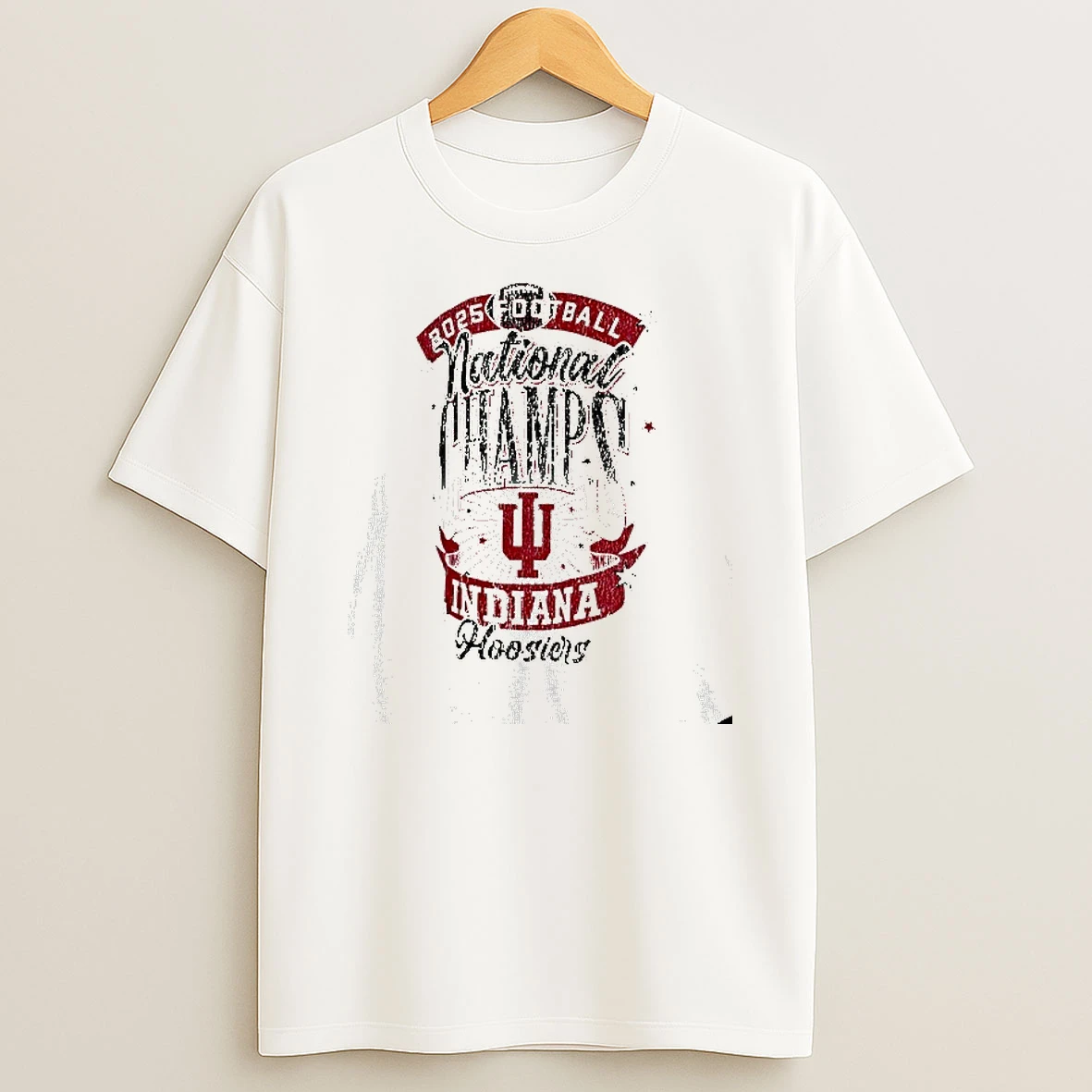 Indiana Hoosiers College Football Playoff 2025 National Champs Vintage T Shirt