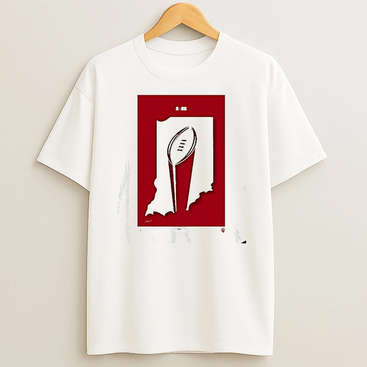 Indiana Hoosiers College Football Playoff 2026 National Championship Game Trophy State T Shirt