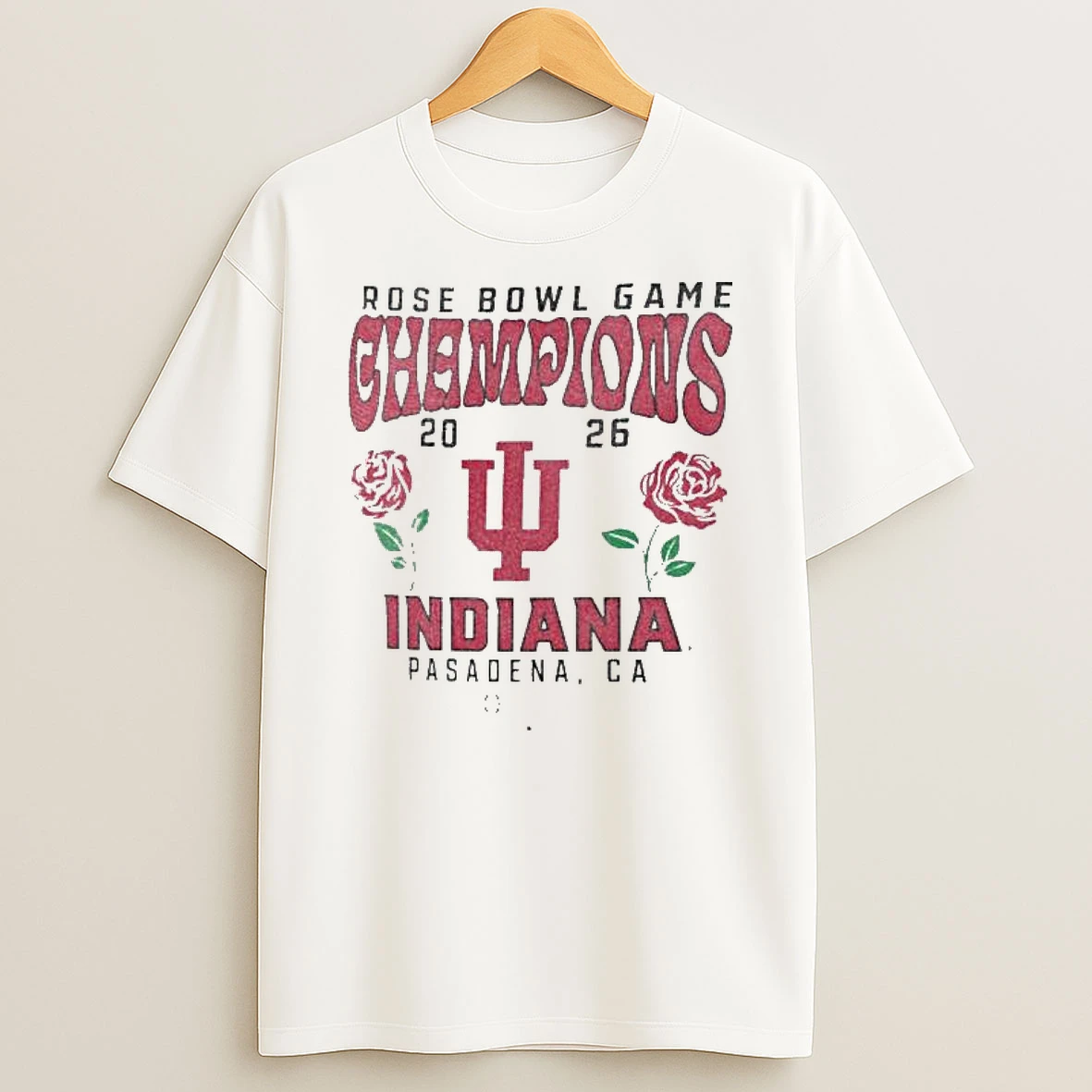 Indiana Hoosiers College Football Playoff 2026 Rose Bowl Champions Hometown Pride T Shirt