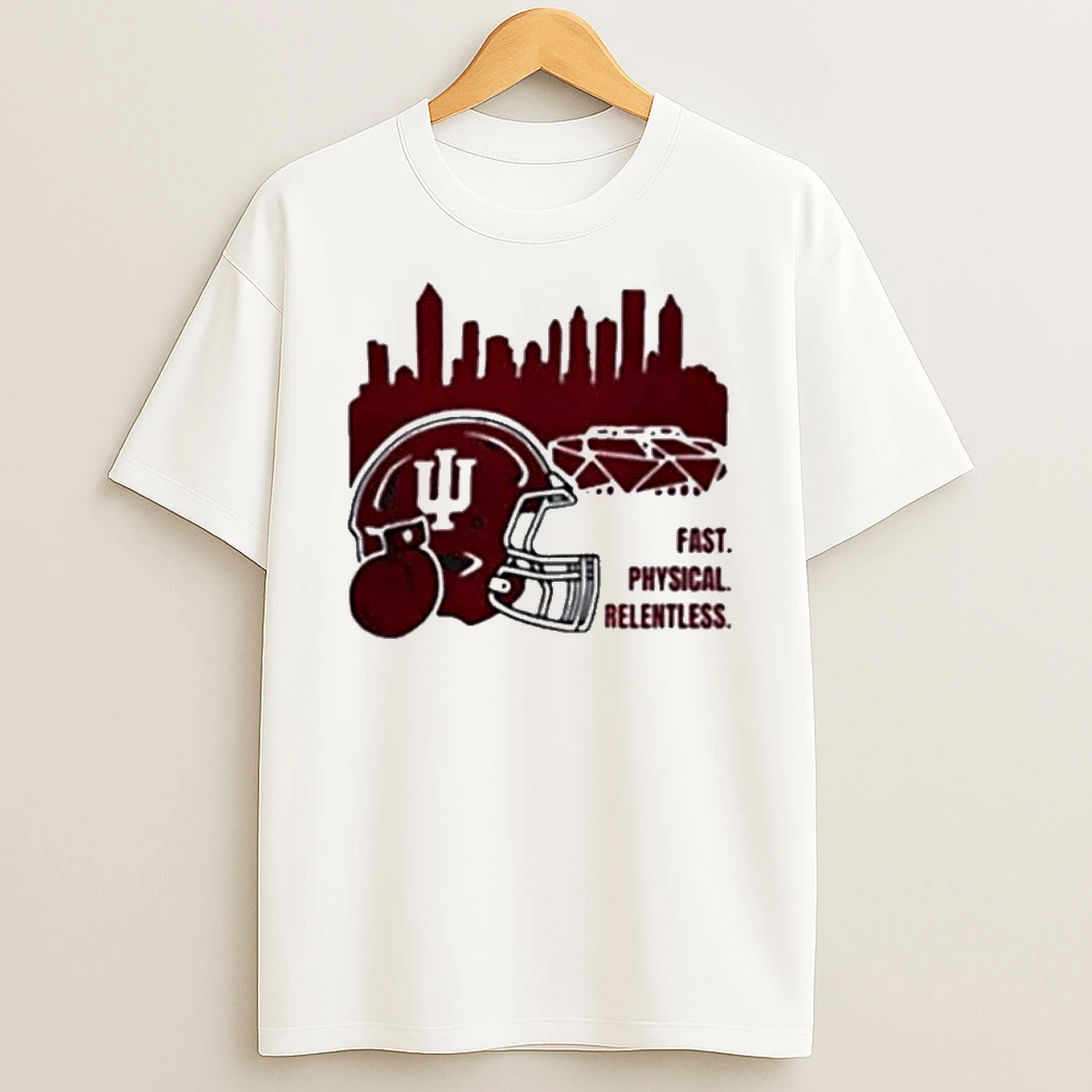 Indiana Hoosiers Fast Physical Relentless 2026 T Shirt