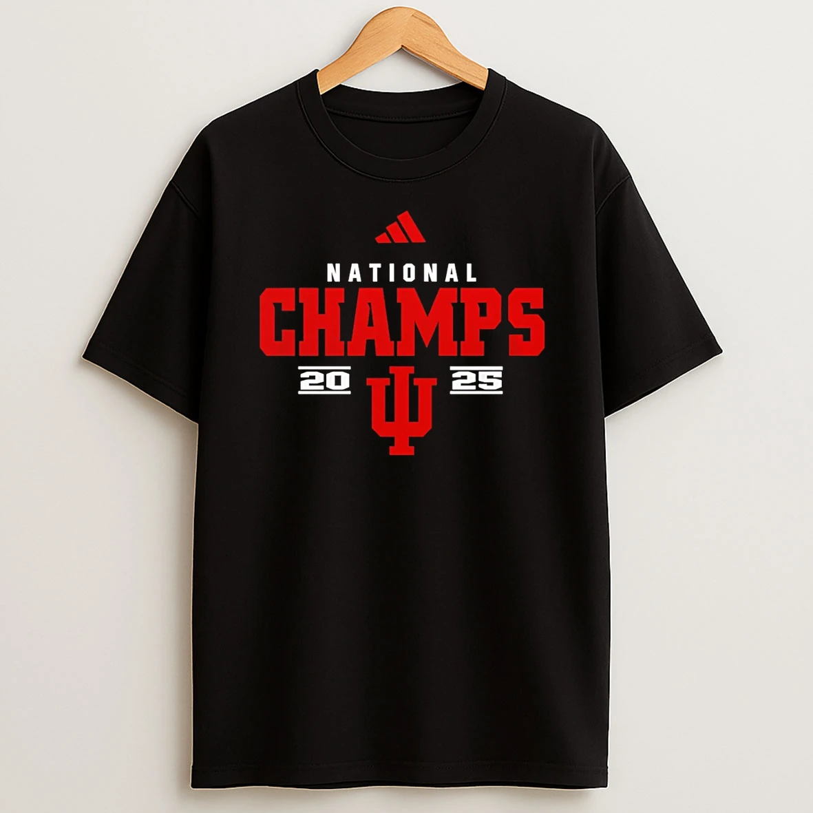 Indiana Hoosiers First Time National Champions 2026 Logo T Shirt