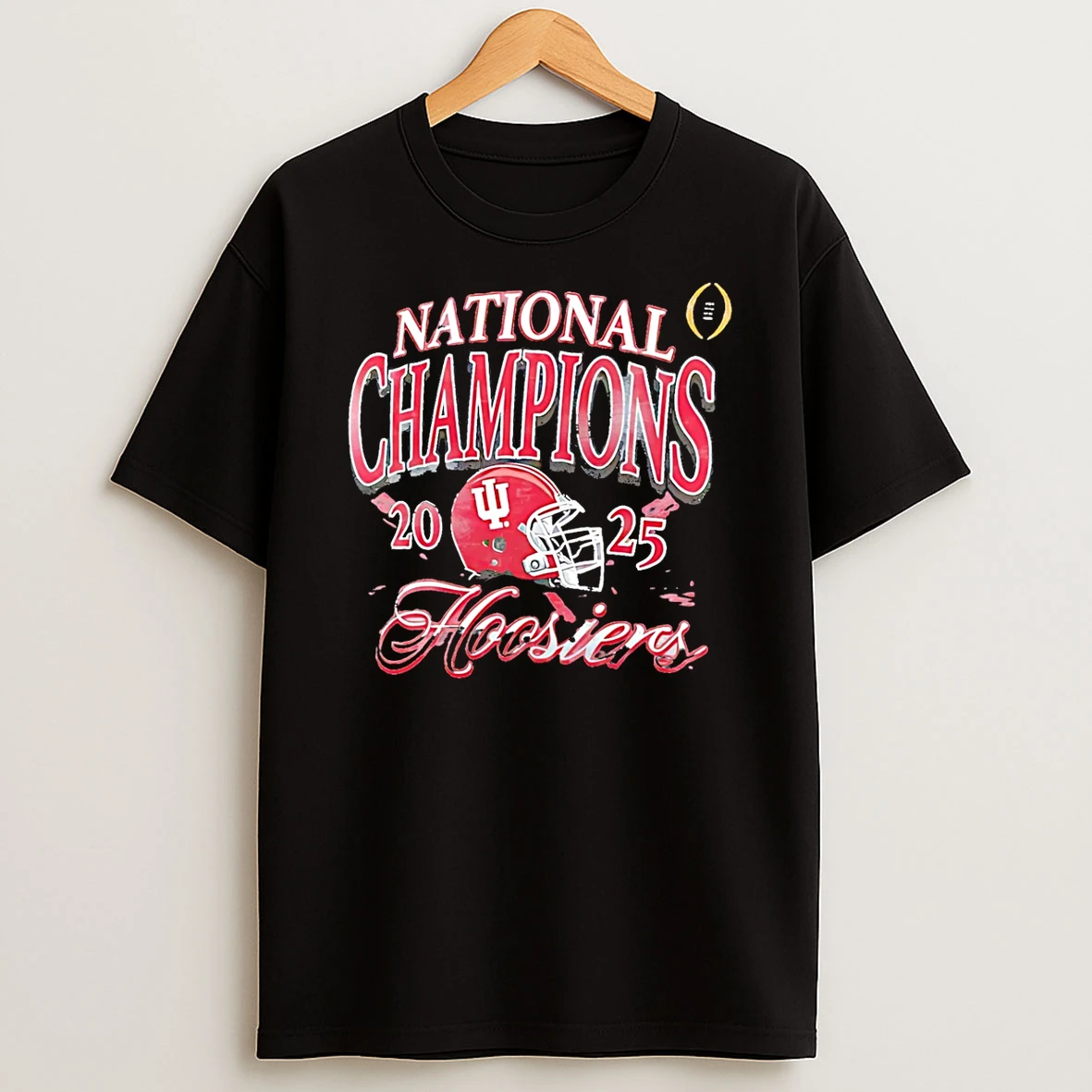 Indiana Hoosiers Football 2025 Cfp National Champions Vintage T Shirt