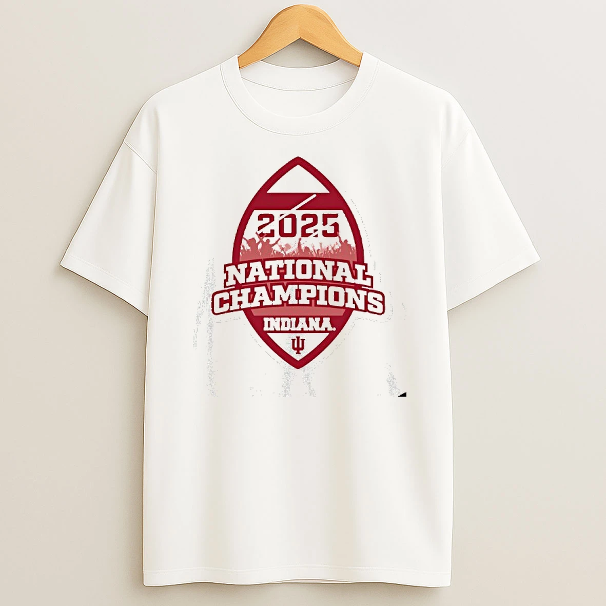 Indiana Hoosiers Football 2025 Cfp National Champions Ball Logo T Shirt