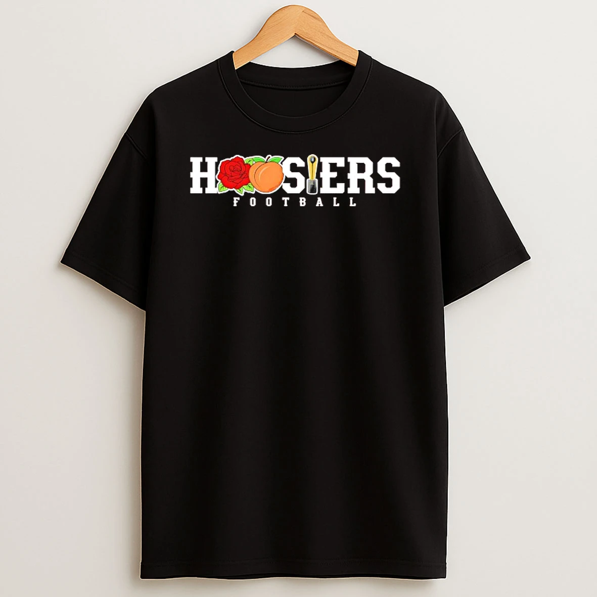 Indiana Hoosiers Football 2025 National Champions Rose Peach T Shirt