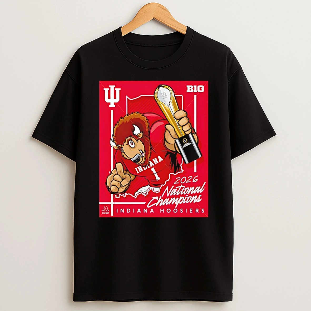Indiana Hoosiers Football 2026 National Champions College Playoffs T Shirt