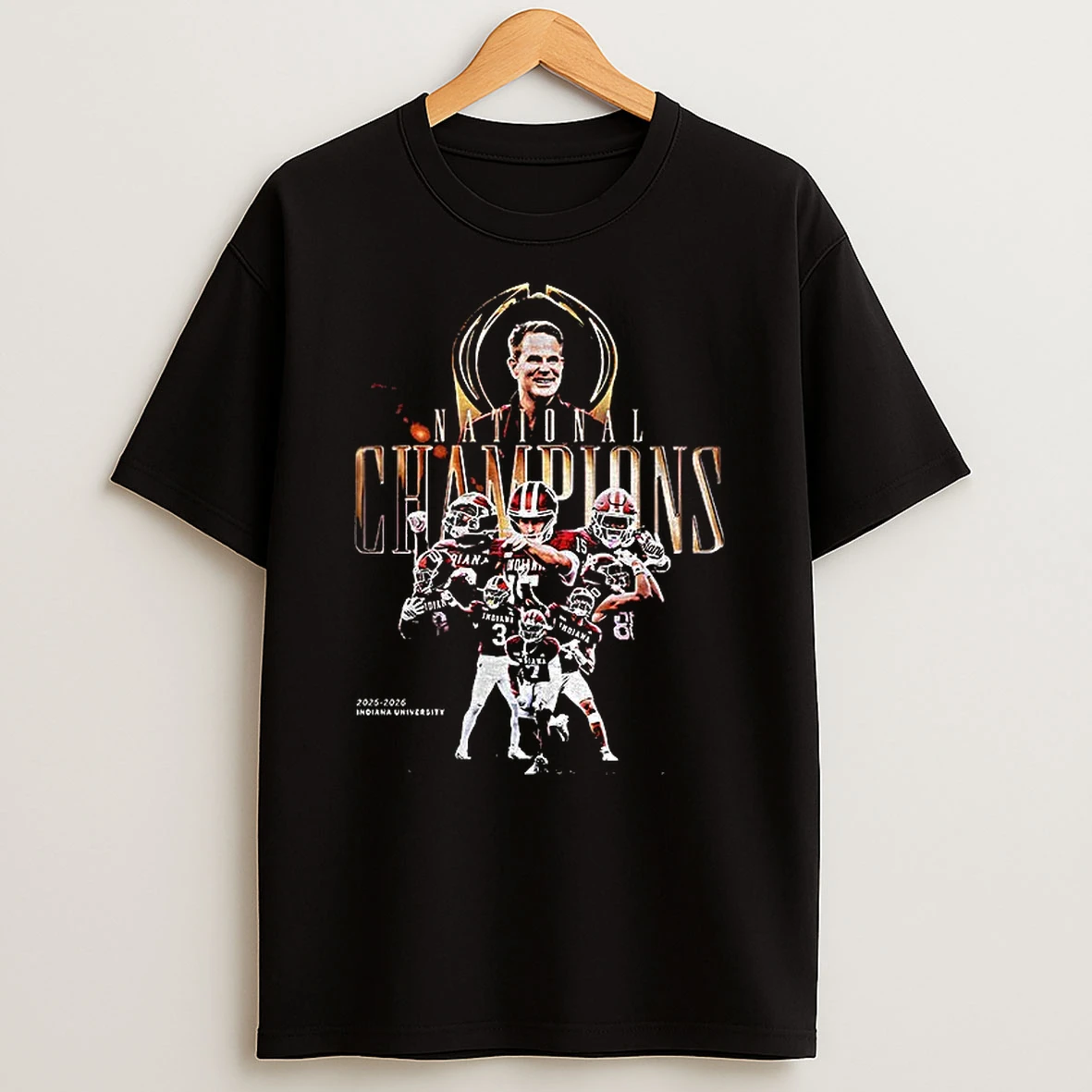Indiana Hoosiers Football Cfp National Champions Field 2025 2026 Indiana University T Shirt