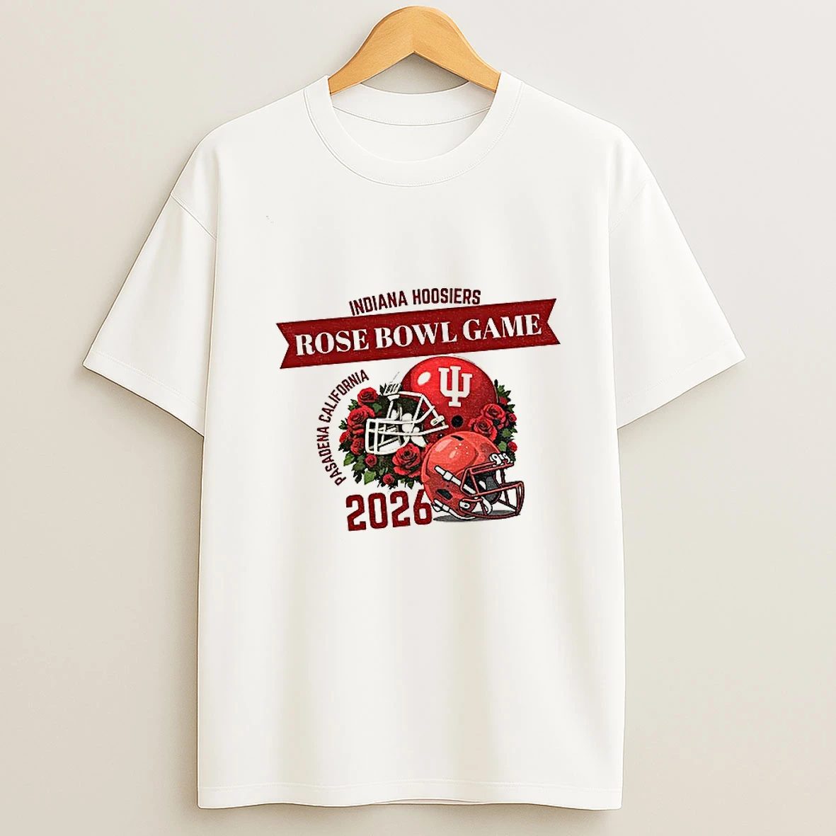 Indiana Hoosiers Football Rose Bowl Game 2026 Pasadena California Football College Playoff T Shirt