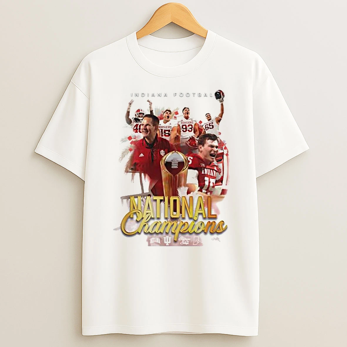 Indiana Hoosiers Football On Top National Champions T Shirt
