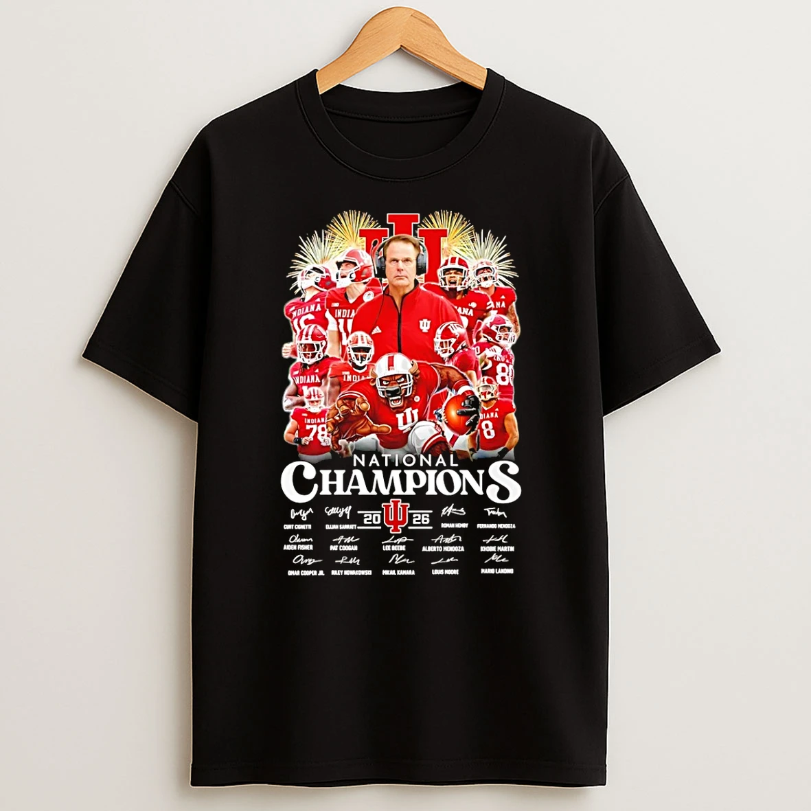 Indiana Hoosiers National Champions 2025 26 T Shirt