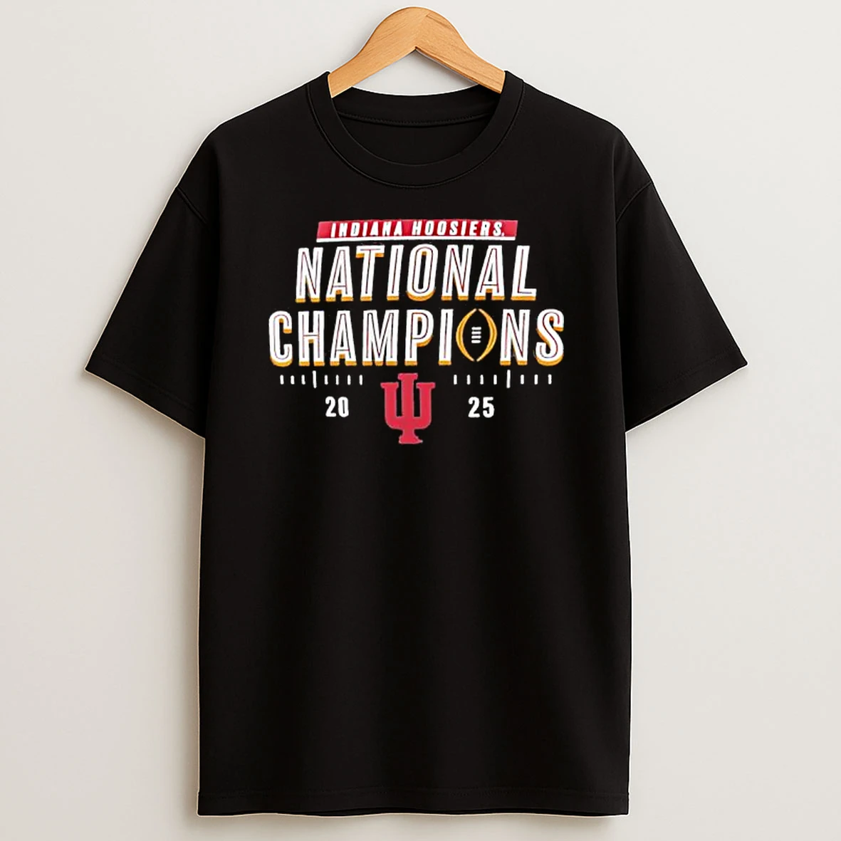 Indiana Hoosiers National Champions 2025 Logo Vintage T Shirt