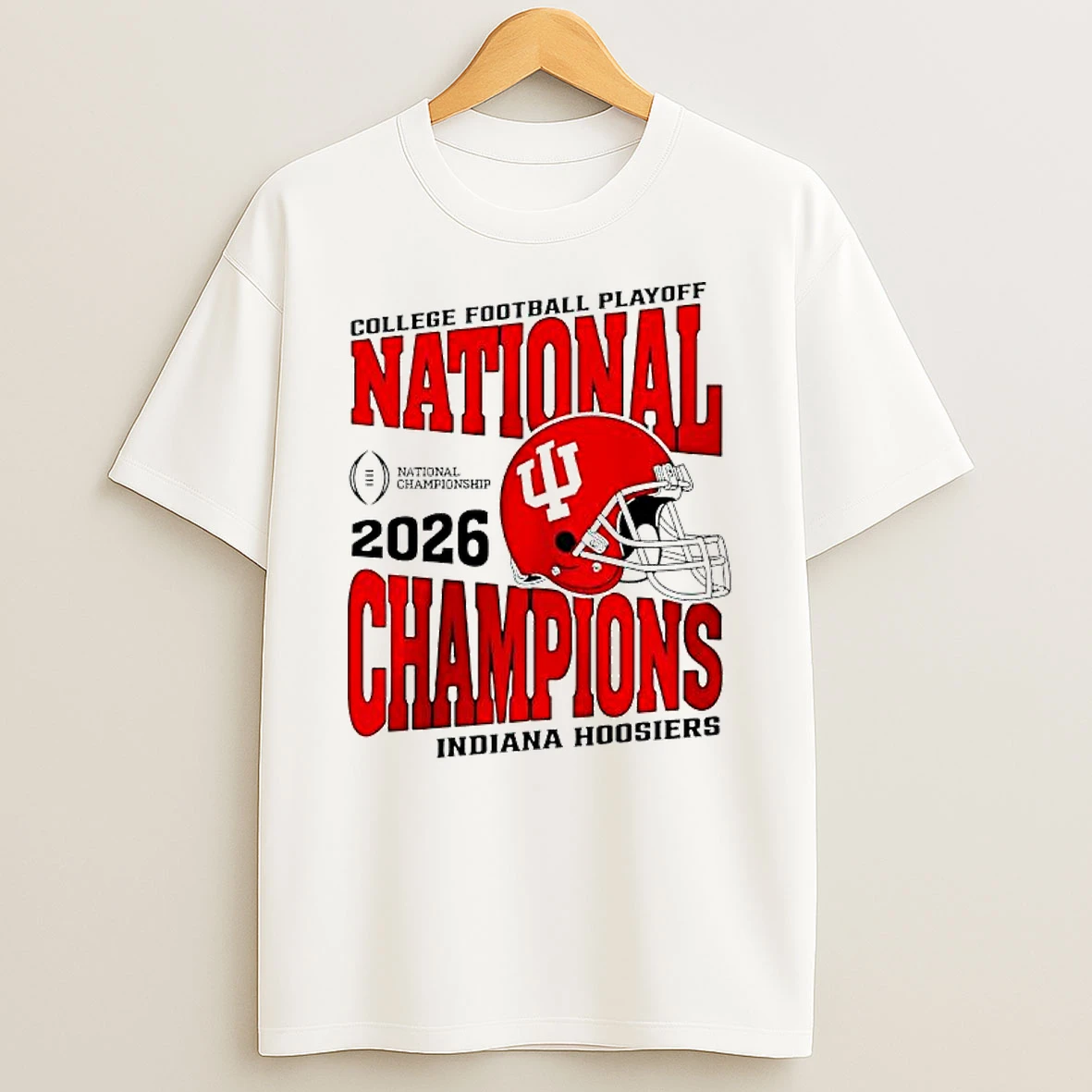 Indiana Hoosiers National Champions 2026 Helmet T Shirt