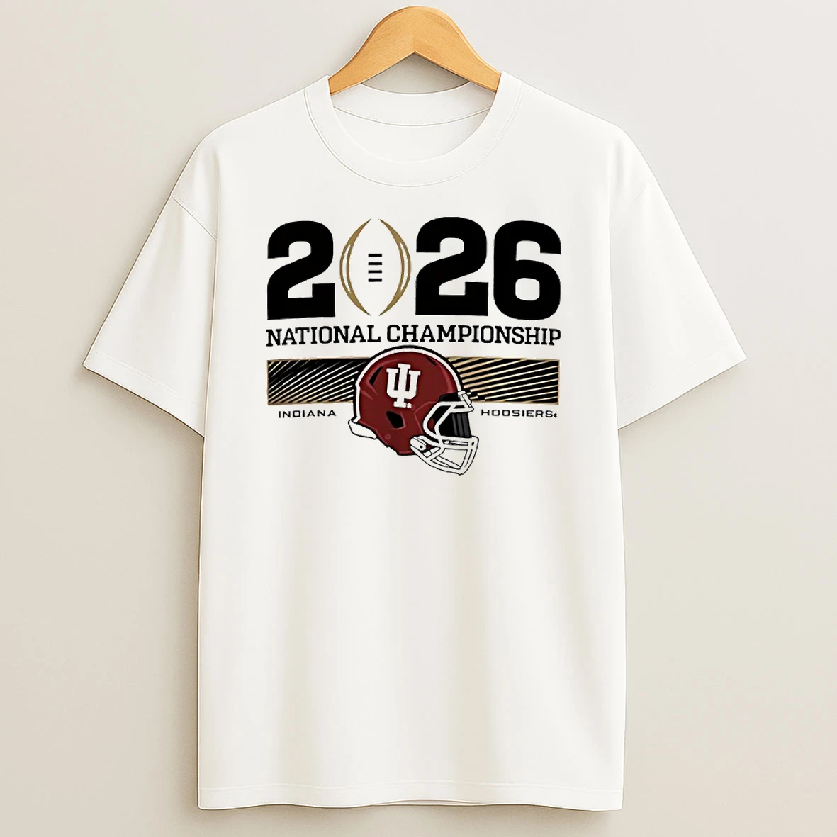 Indiana Hoosiers National Championship 2026 College Football Playoff Bound Fresh Helmet Circle T Shirt