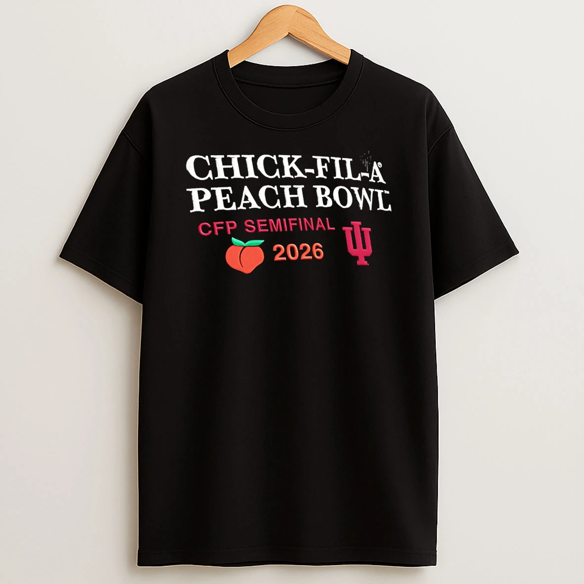 Indiana Hoosiers Peach Bowl 2026 T Shirt