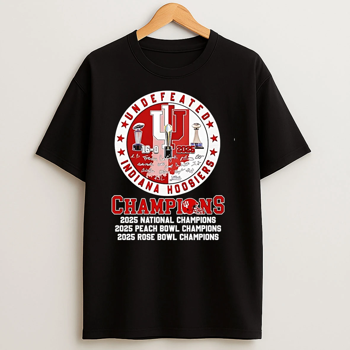 Indiana Hoosiers Perfect Season 2026 Cfp National Champions T Shirt