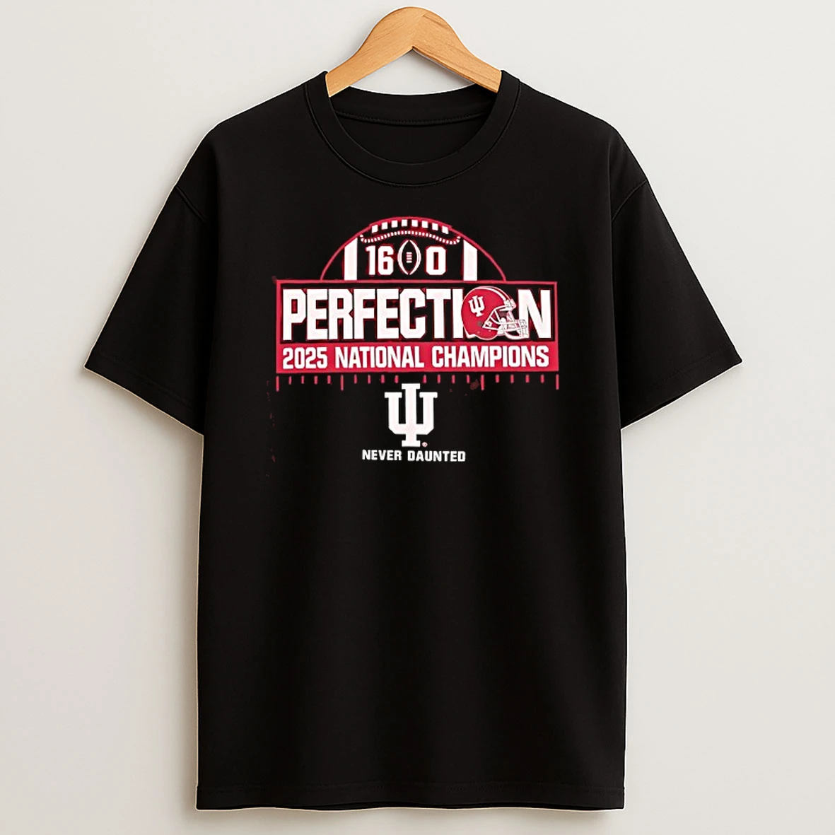 Indiana Hoosiers Perfection 16 0 College Football Playoff National Champions 2025 T Shirt
