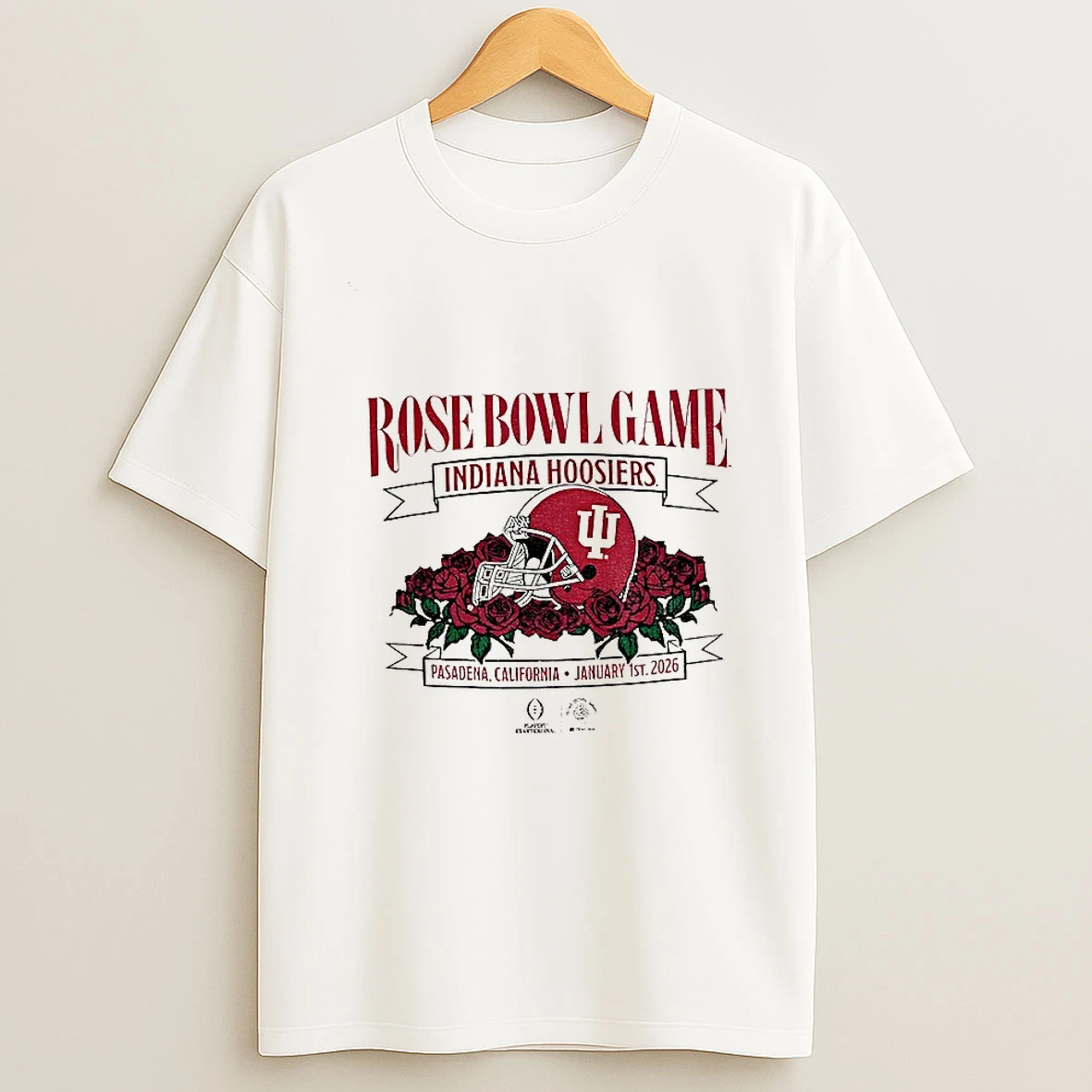Indiana Hoosiers Rose Bowl Game 2026 Pasadena California January 1st 2026 T Shirt