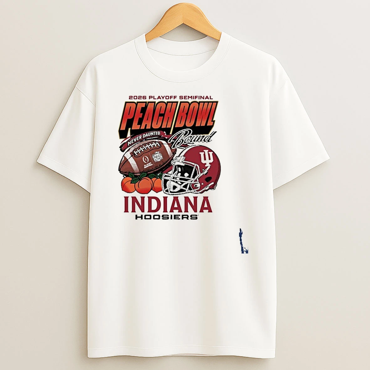 Indiana Hoosiers Something Inked 2026 Peach Bowl Bound T Shirt
